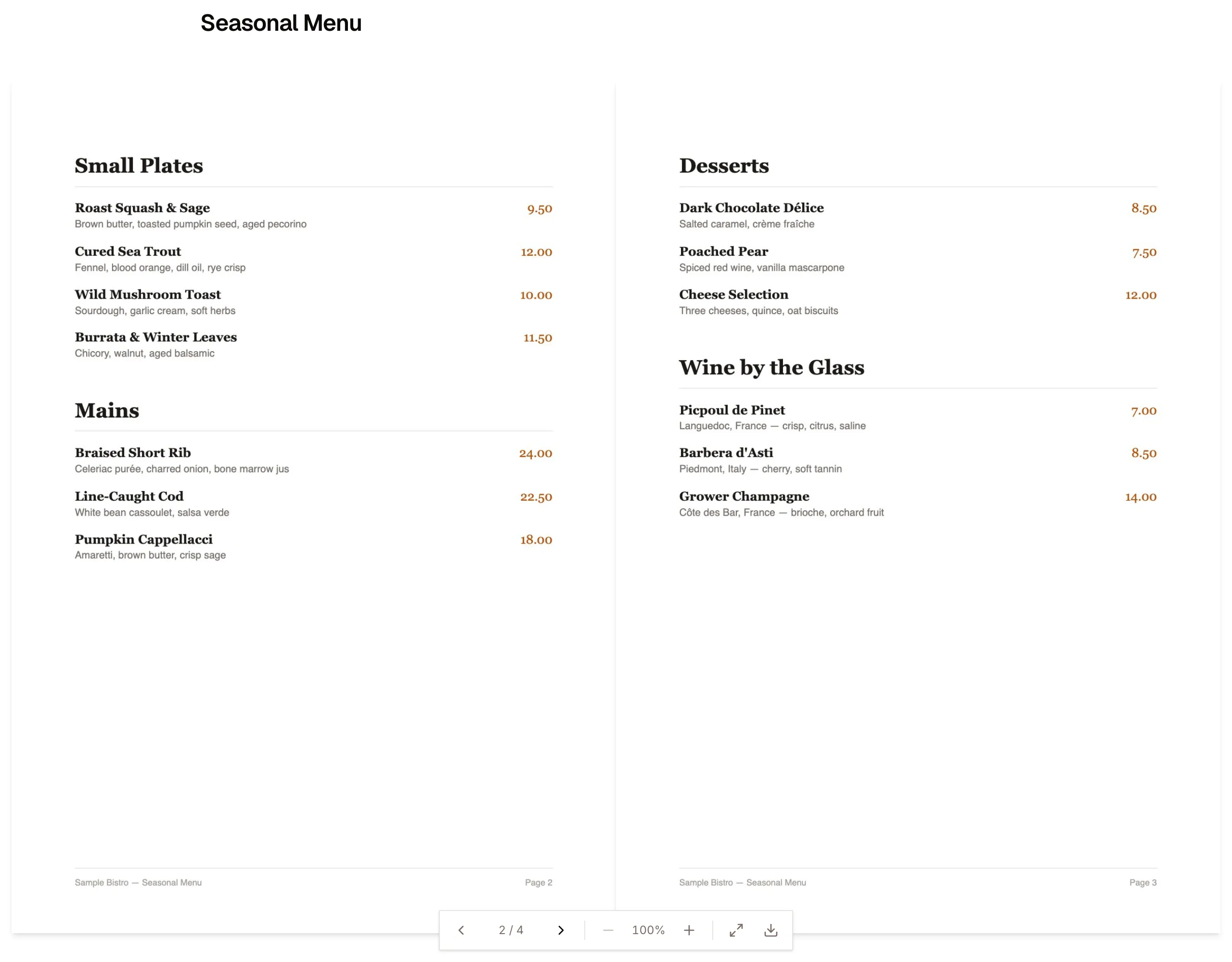 Screenshot — flipbook viewer